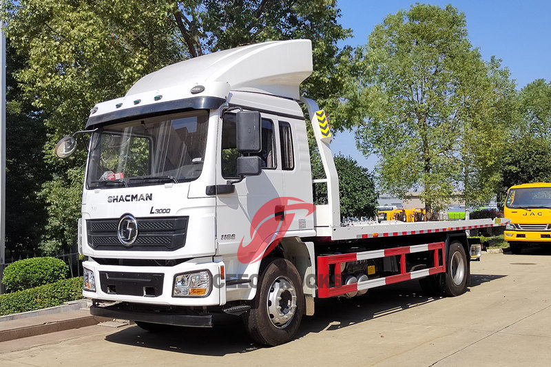 SHACMAN L3000 Truk penghancur platform geser dengan winch