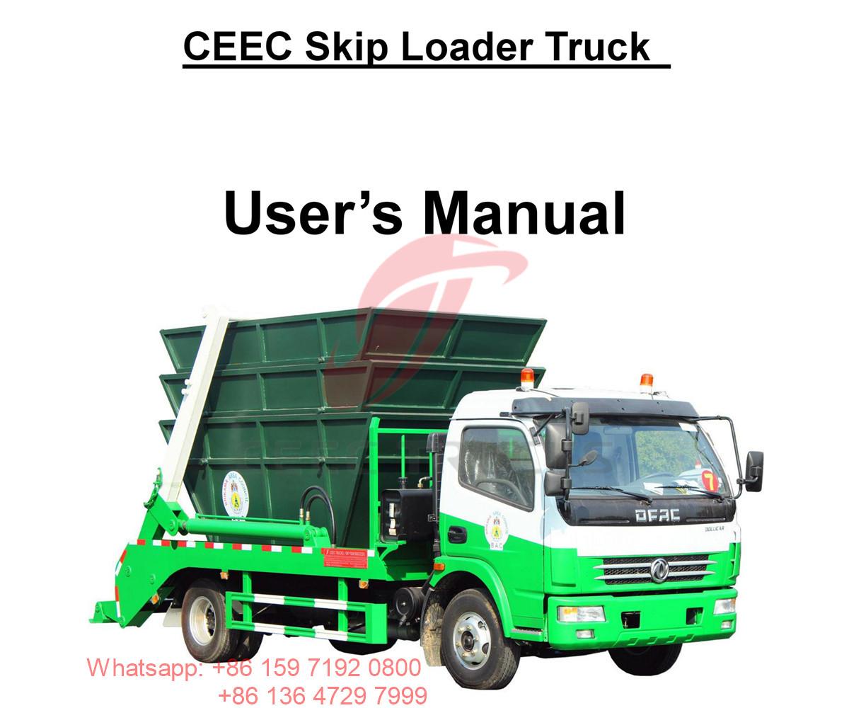 Gambia-- Manual Truk Skip Loader DONGFENG 6CBM