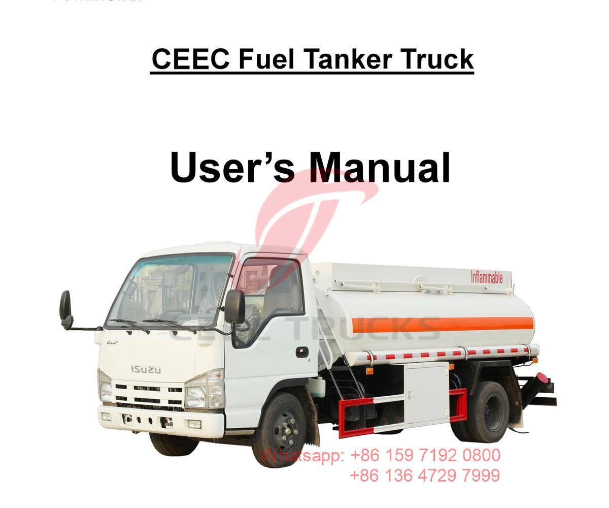 Myanmar--Manual Truk Tanker Bahan Bakar ISUZU 4000Liter