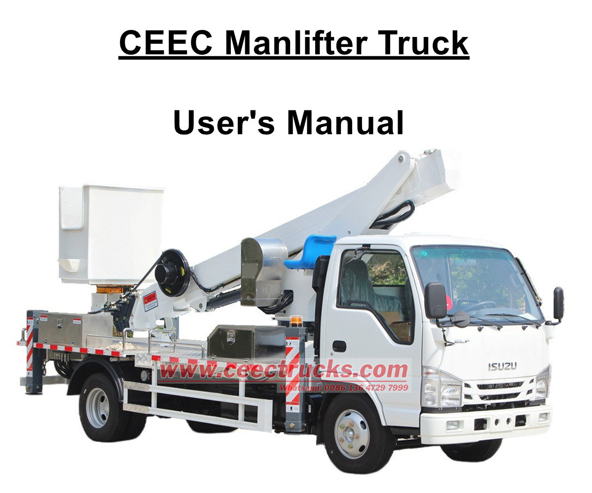 Manual Pengoperasian Truk Pengangkat Manusia ISUZU mini ELF 20m Mongolia
