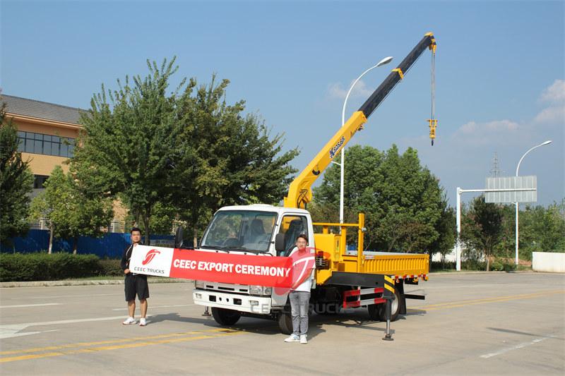 Grenada - Truk derek mini boom ISUZU khusus yang dikirim dari CEEC TRUCKS